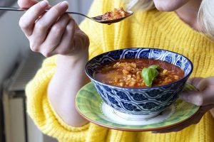 Tomat- och Linssoppa liten